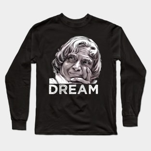 Dr Abdul Kalam Indian Leader India Designs Long Sleeve T-Shirt